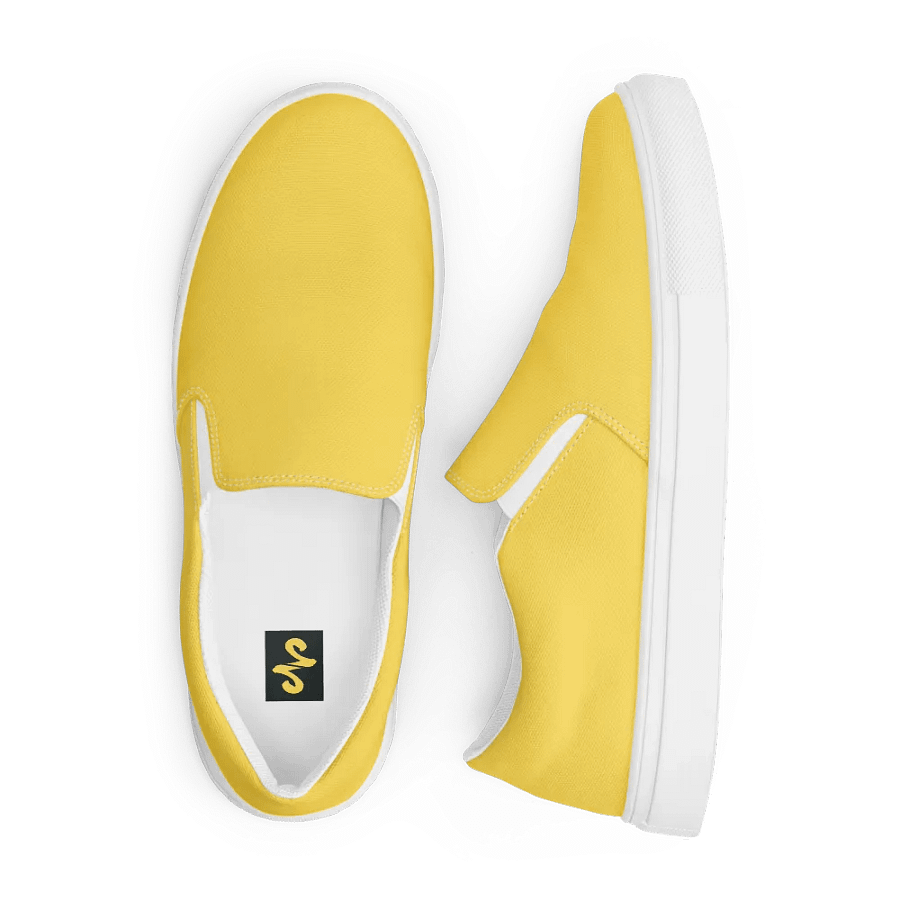 Men's Slip-On Canvas Shoes - Yellow product image (2)