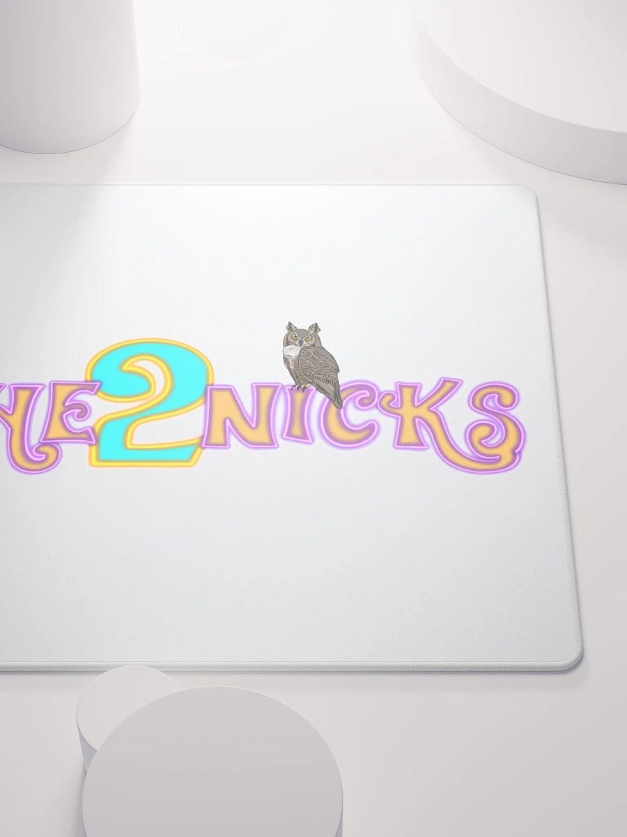 The2Nicks Gaming Mouse Pad (White) product image (5)