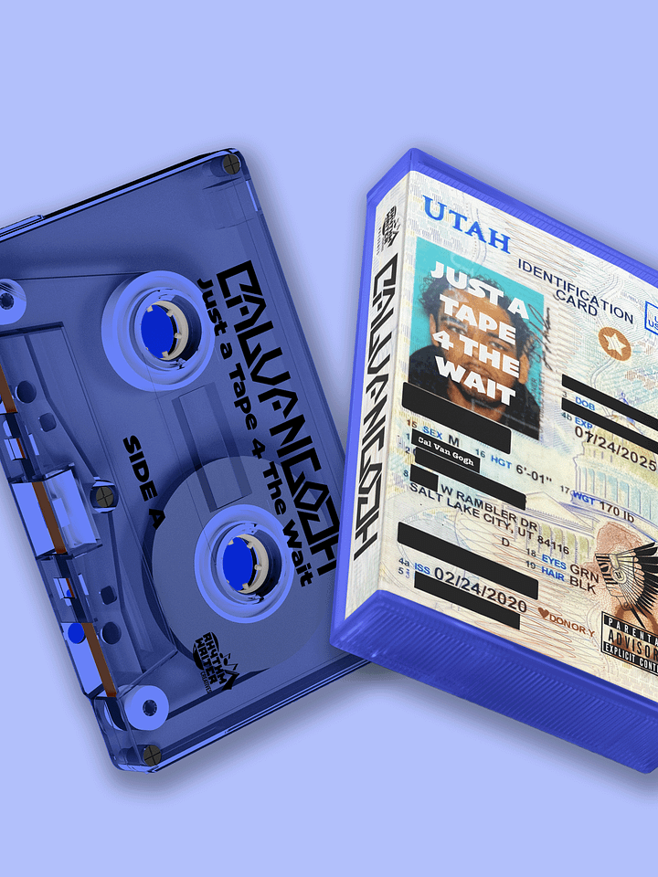 Cal Van Gogh - JUST a TAPE 4 the WAIT (Collector’s Cassette) [Pre-Order] product image (2)