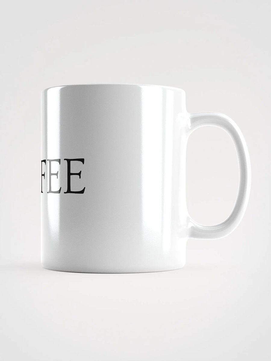 COFFEE- Glossy Coffee Mug (WHITE) product image (3)
