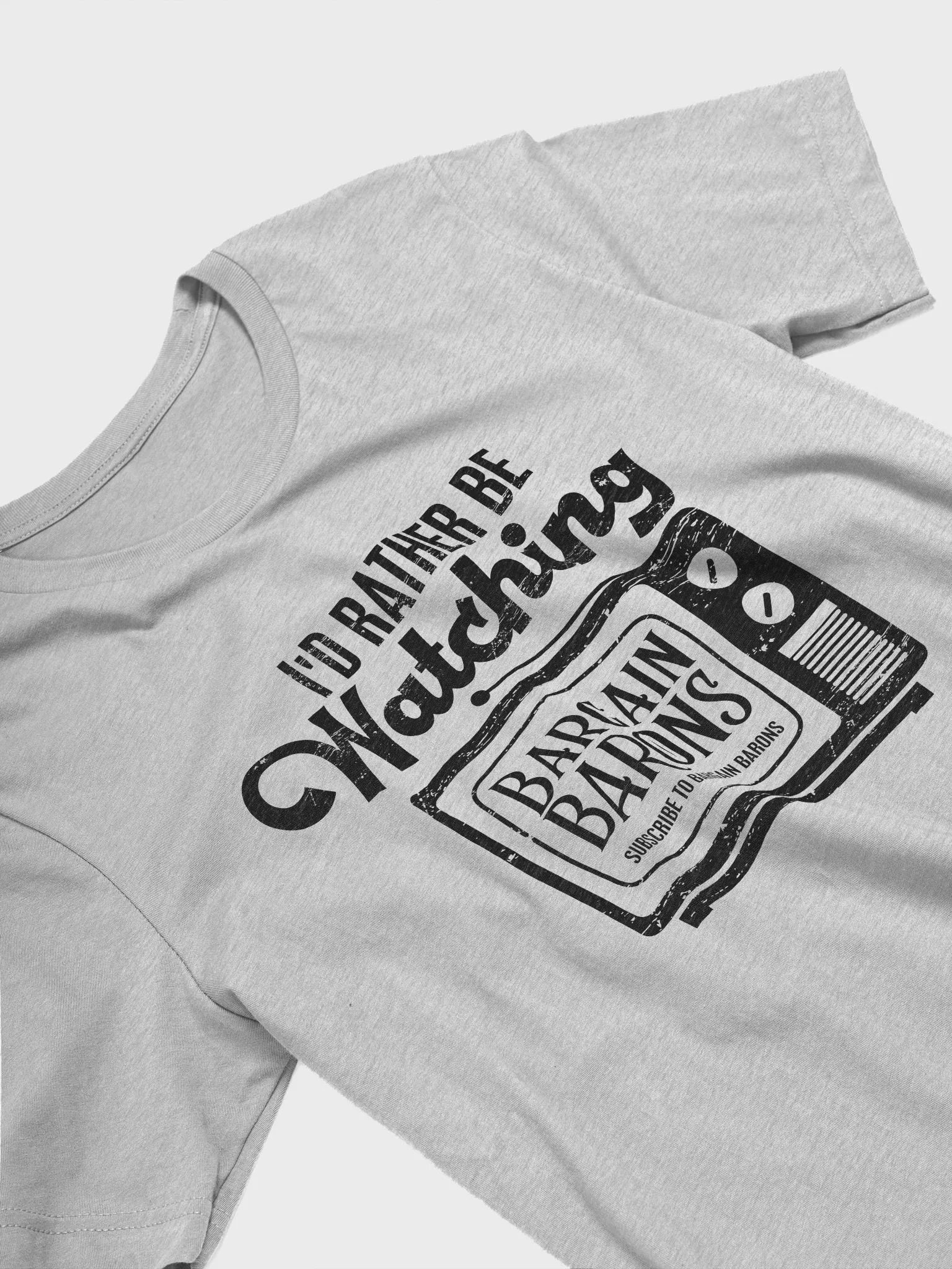 I'D RATHER BE WATCHING BB (Light Crew-Neck) product image (3)