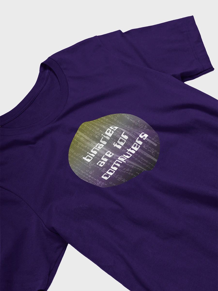 binaries are for computers nonbinary t-shirt product image (3)