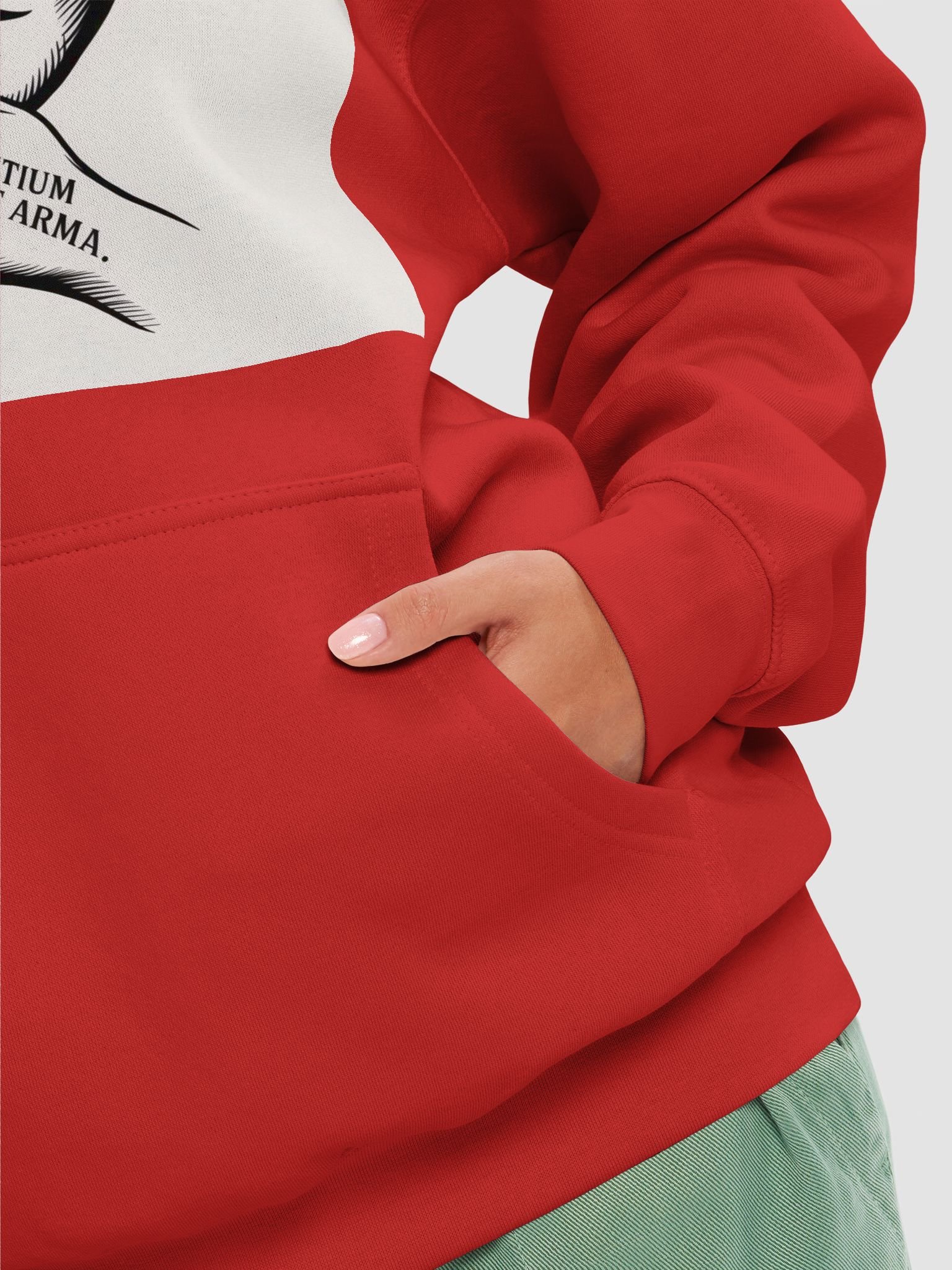 Silentium Est Arma Broken Mask Hoodie product image (16)