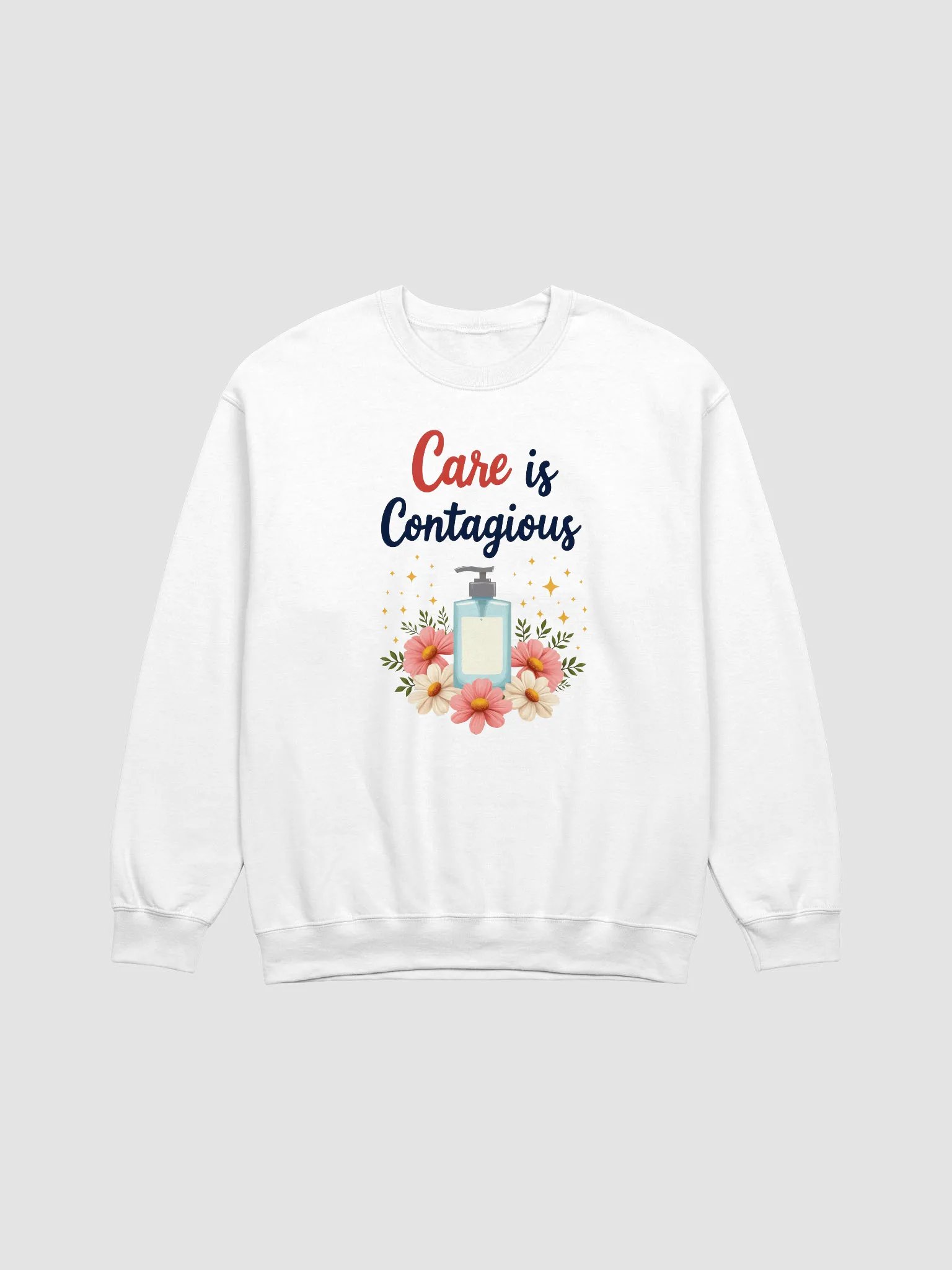 Care is Contagious Crewneck Sweatshirt product image (2)