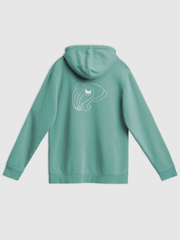 Cuttlefish white & outline hoodie product image (2)