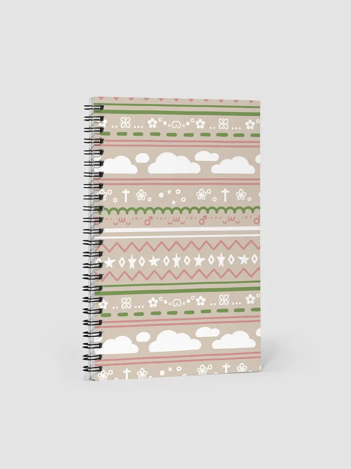 Cloudy Christmas Notebook - Beige product image (1)
