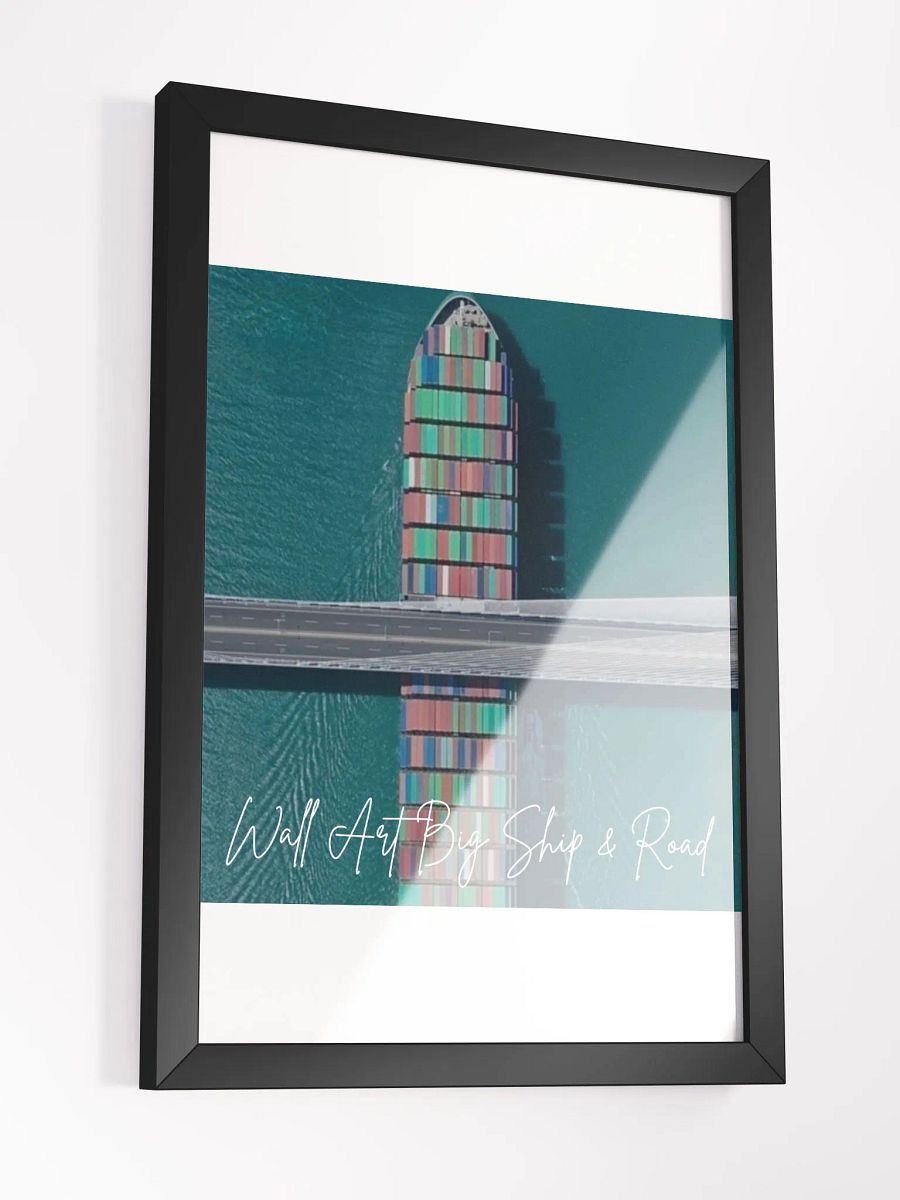 Road Ship Art Framed High-Quality Matte Poster (in) product image (3)