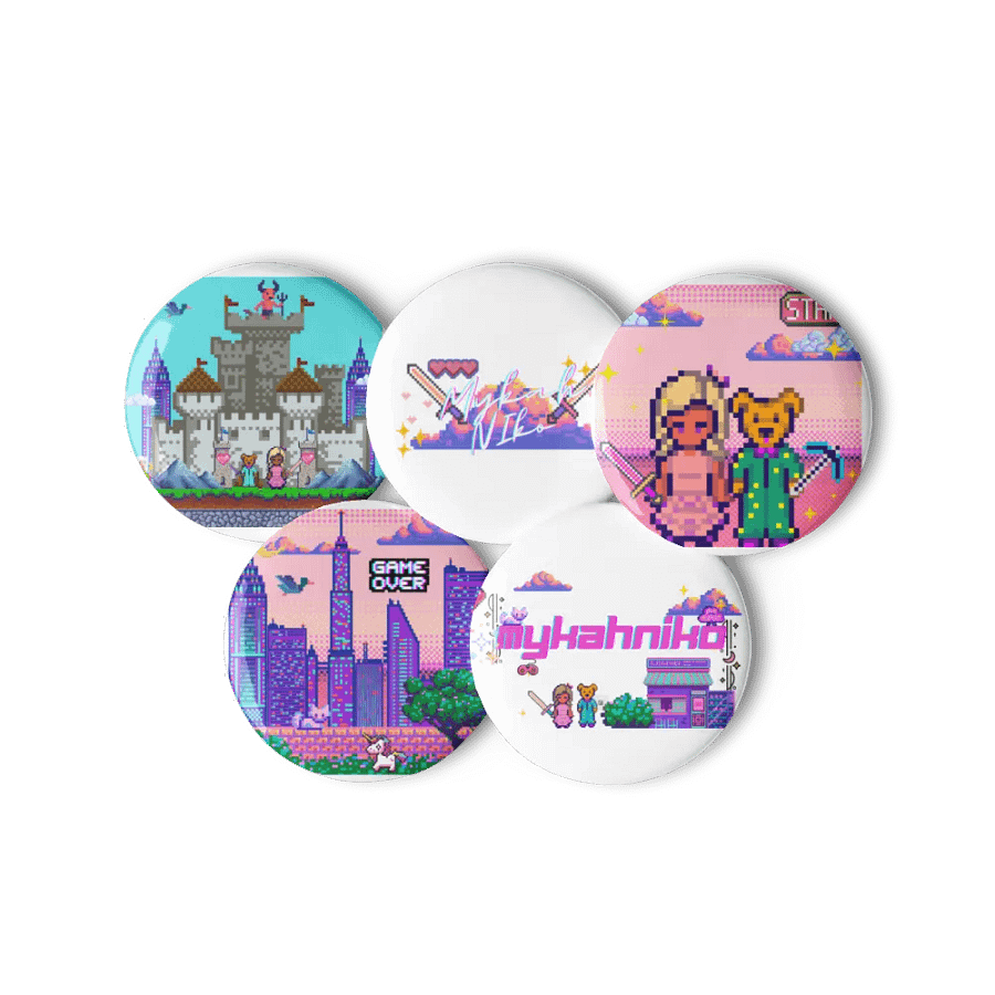 Pixel Button Collection product image (11)