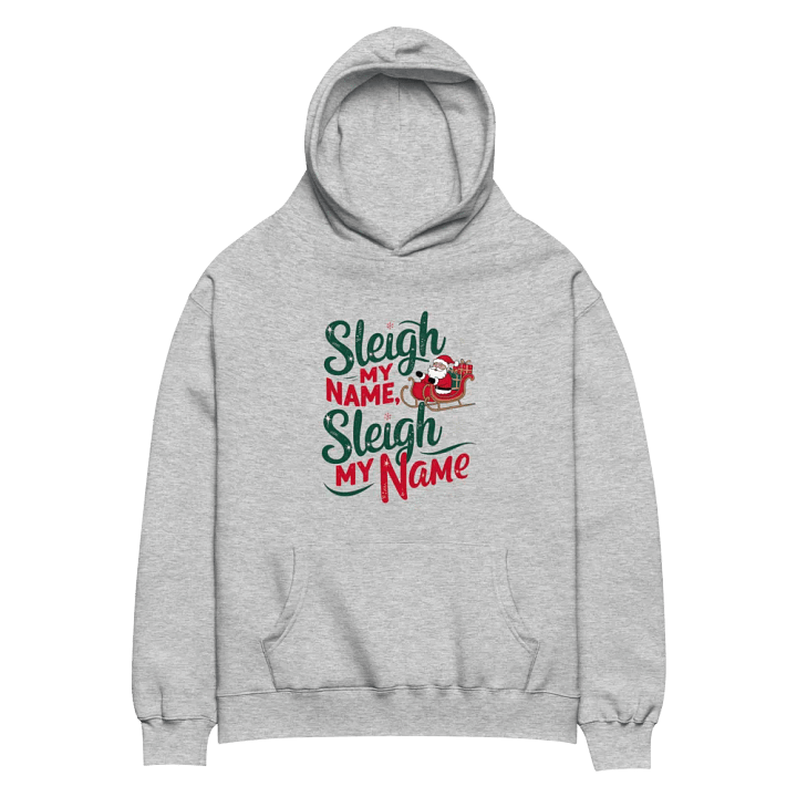 Festive Santa Sleigh Oversized Hoodie product image (2)