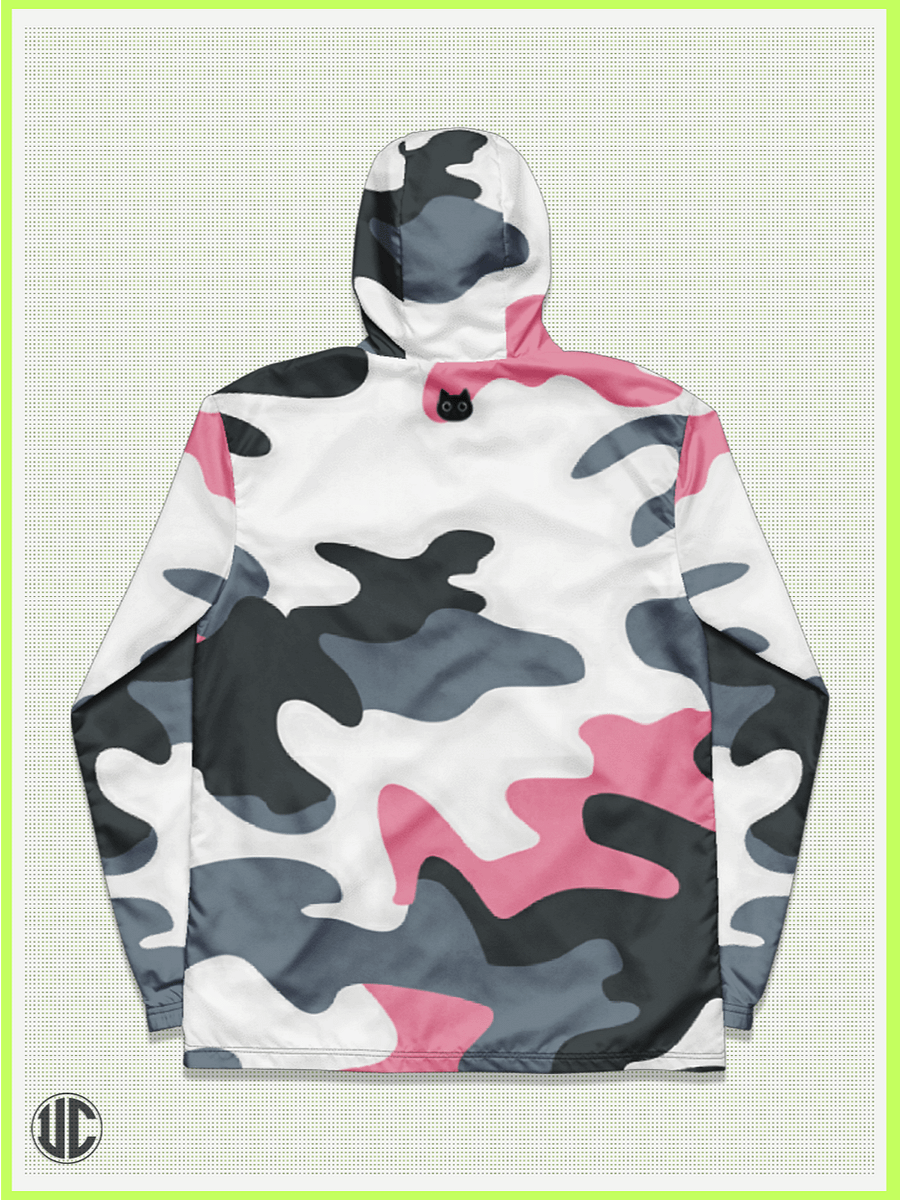 Bubblegum Pink Camo Windbreaker product image (2)