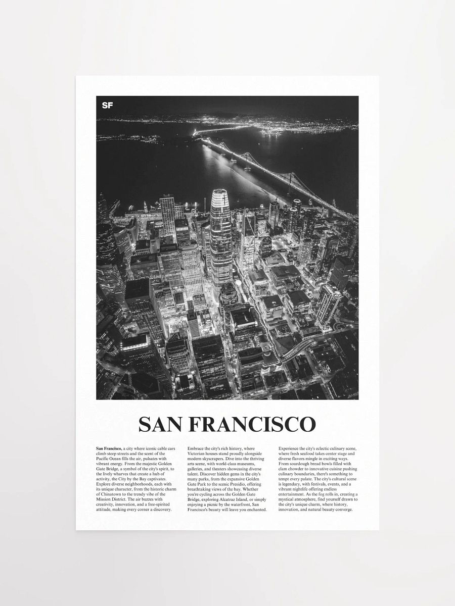 San Francisco 04 Newspaper Poster product image (11)