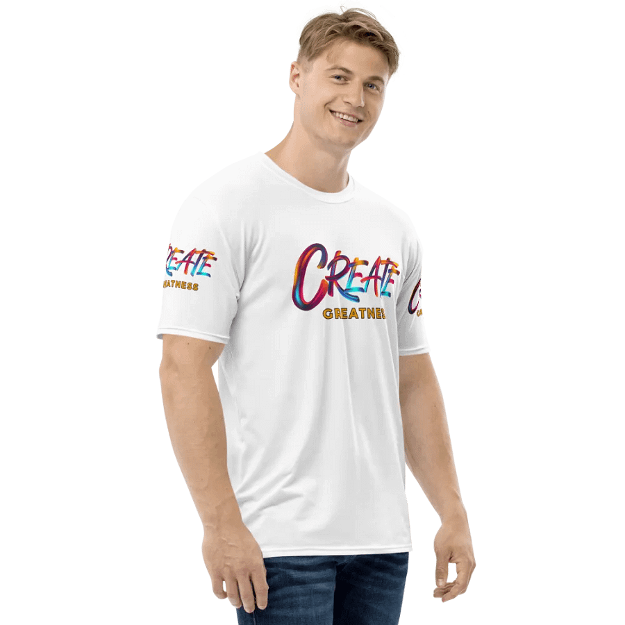 Create Greatness Dynamic Huge Print T-Shirt product image (3)