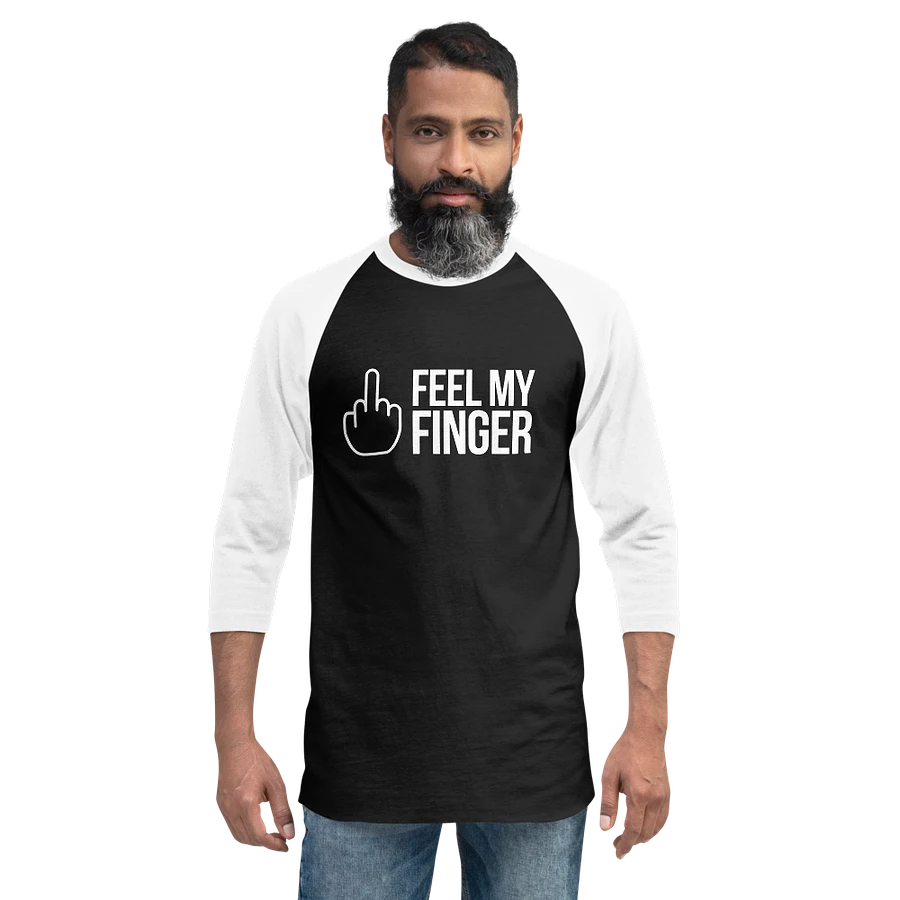 Feel My Finger - Baseball Shirt product image (5)
