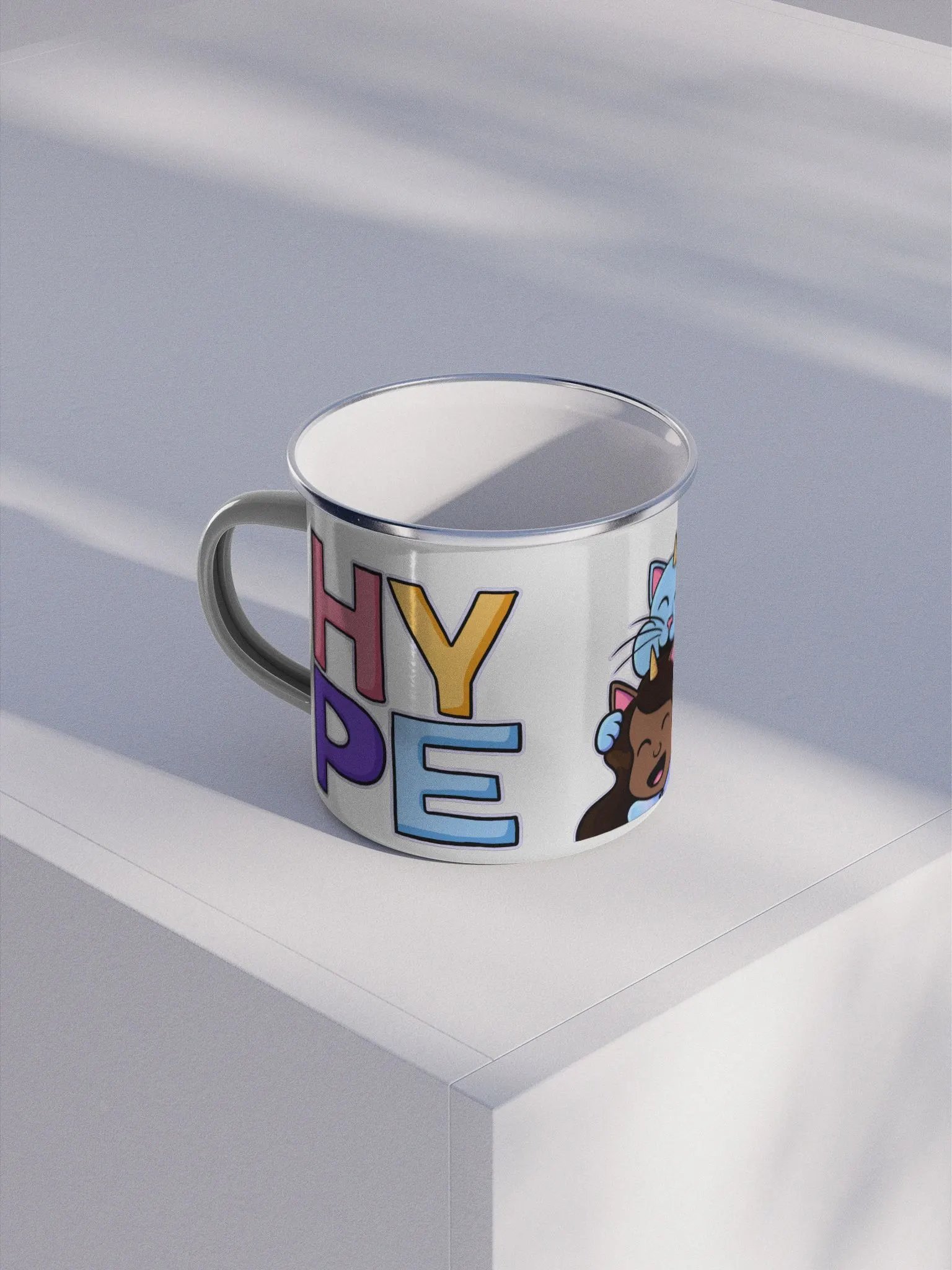 Hug and Hype Enamel Mug product image (1)