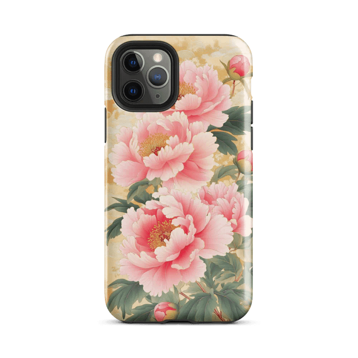 Floral Pastel Pink Peonies - Tough Phone Case product image (2)
