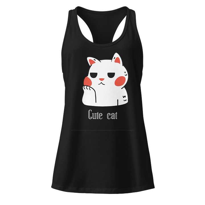 Whimsical Cat Racerback Tank product image (1)