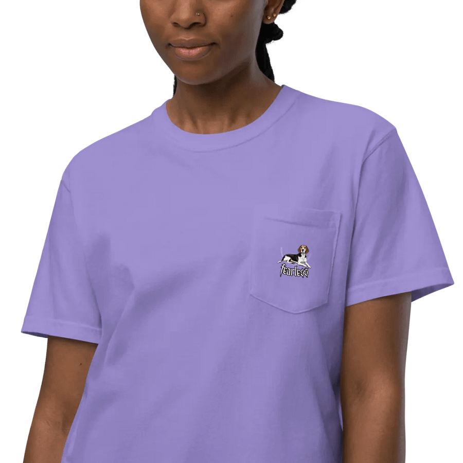 Fearless Beagle Pocket Unisex Shirt product image (7)