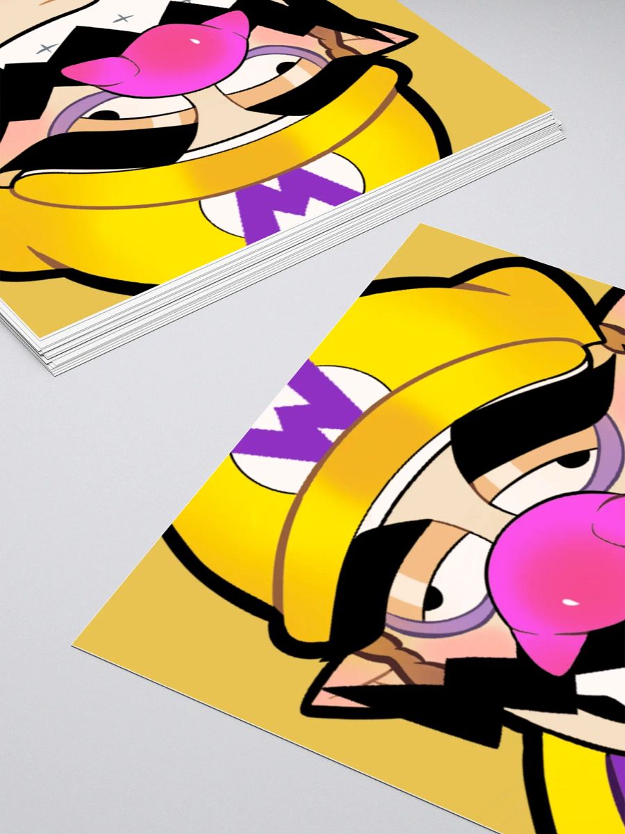 MARIOTHON WARIO STICKER product image (4)