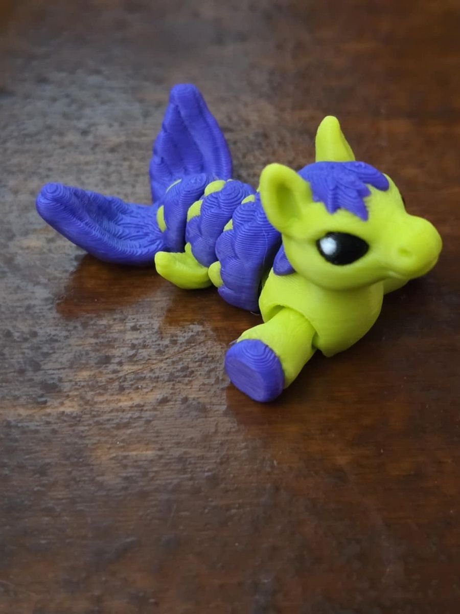 Green and Purple Hatchling Hippocampus 🐑 product image (3)