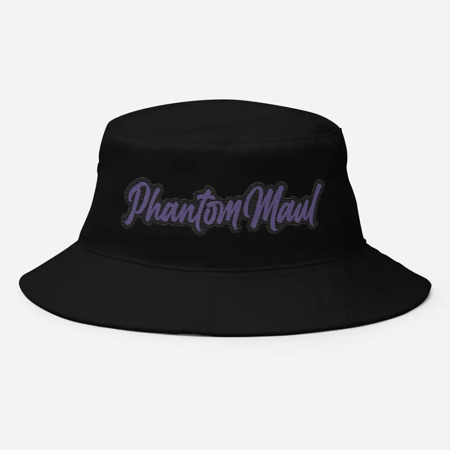 'PhantomMaul' Bucket Hat Purple Lettering product image (8)