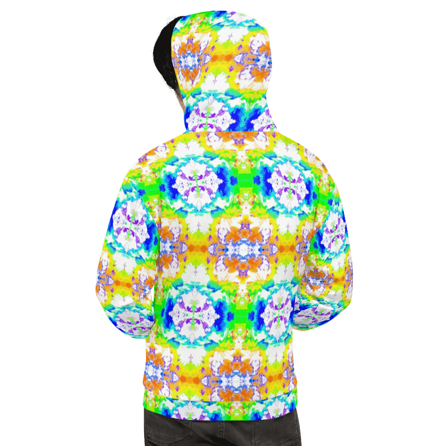Abstract Vibrant Melting Daisy Flower Unisex Hoodie product image (11)