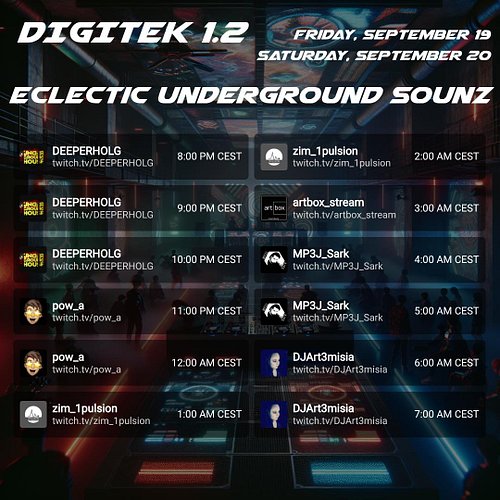 🚄 ... DIGITEK 1.2 Raid Train ... September 19 Countdown - [ JSYK ] - There will be a 