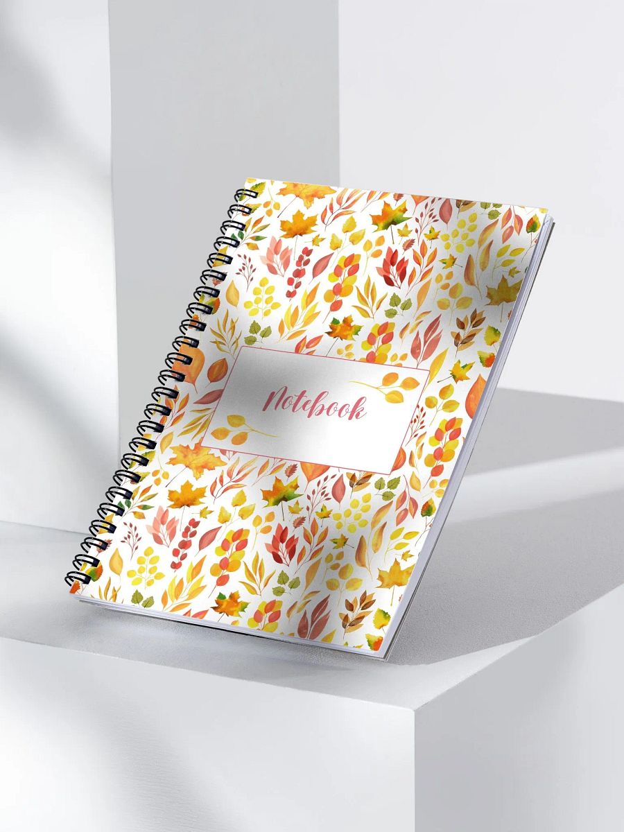 Autumn Leaves Spiral Notebook product image (3)
