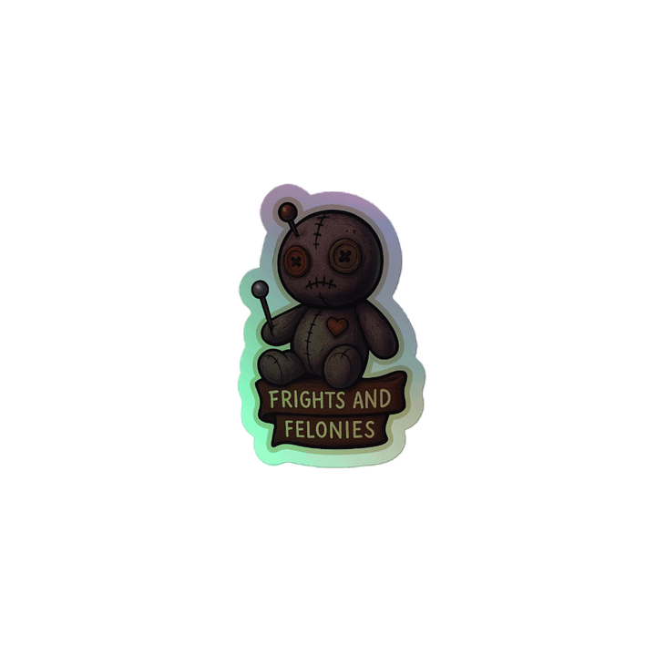 Voodoo Doll Holographic Sticker Sheet product image (2)