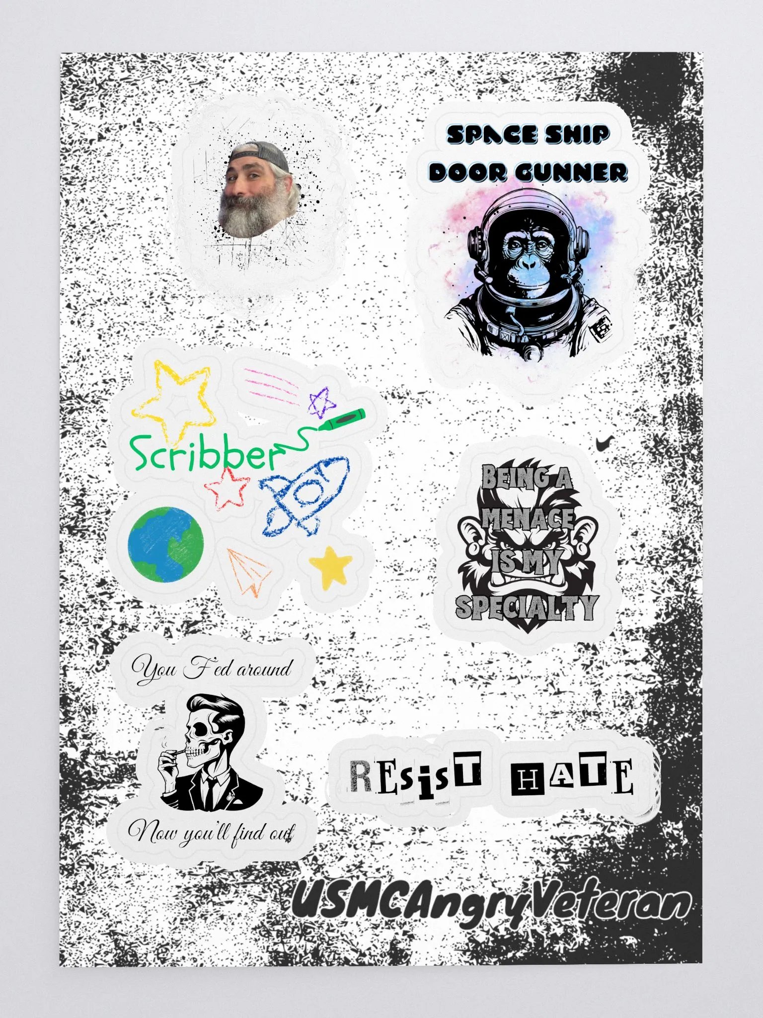 McAngry Sticker Sheet product image (3)