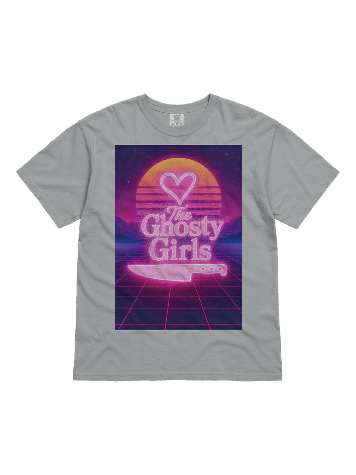 Neon Horizon Heart T-Shirt product image (2)