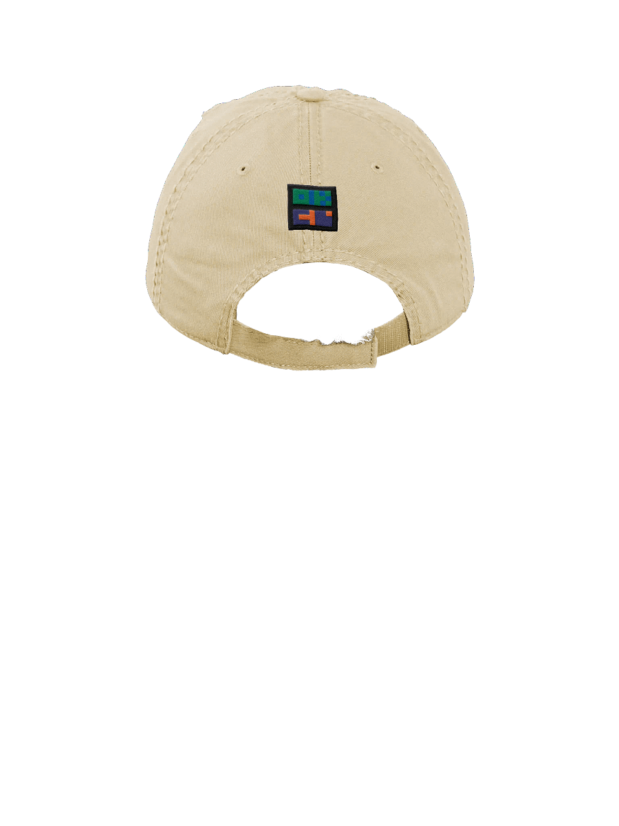 "Cutie Keys" Embroidered Distressed "Dad Cap" - Nudibranch Leaf Sheep Sea Slug product image (21)