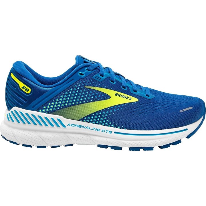New ProductBrooks Adrenaline GTS 22 Mens Running Shoes Blue Support Cushioned Run Trainers product image (1)
