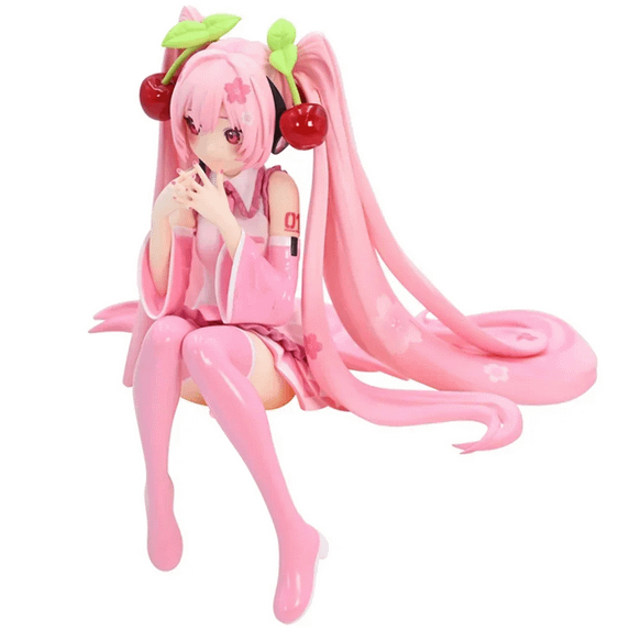 Hatsune Miku Anime figure Pink dress product image (4)