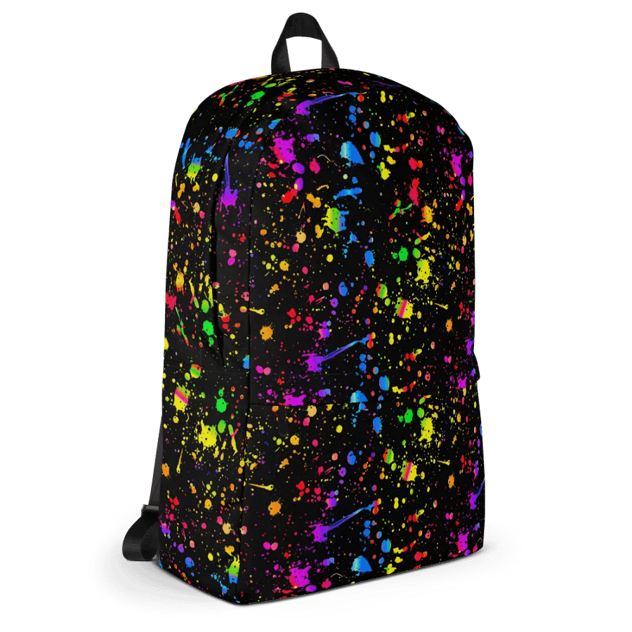 Neon Splatter Burst Backpack product image (11)