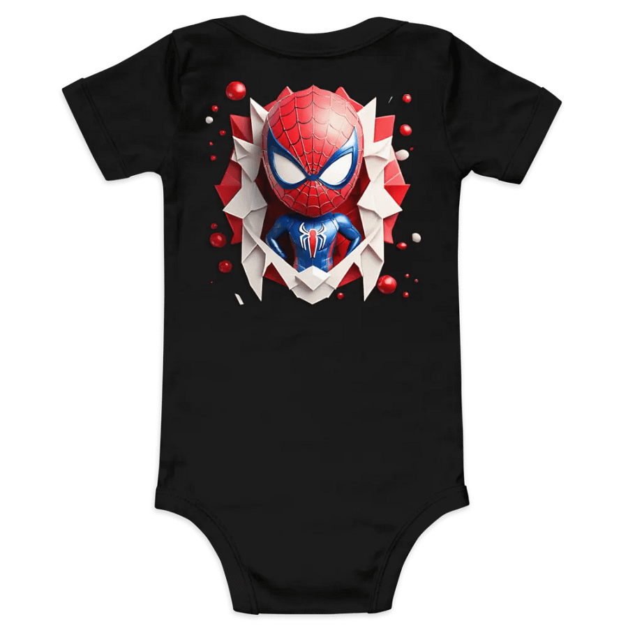 KIDS SPIDERMAN BABY SHORT SLEEVE ONE PIECE product image (2)