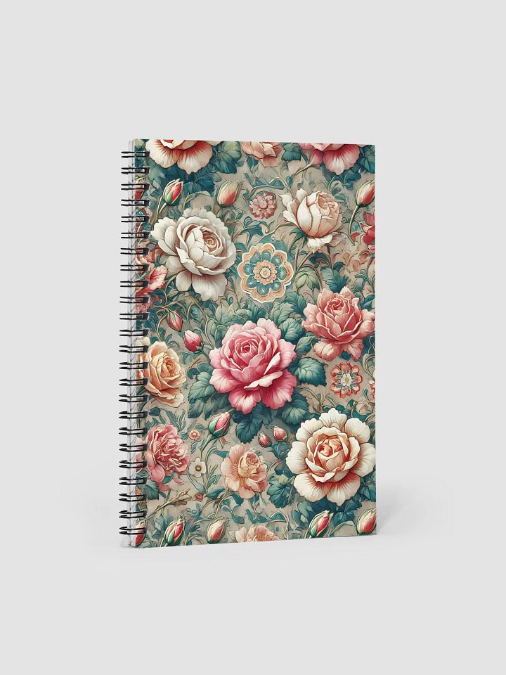 Royal Floral Spiral Notebook product image (1)