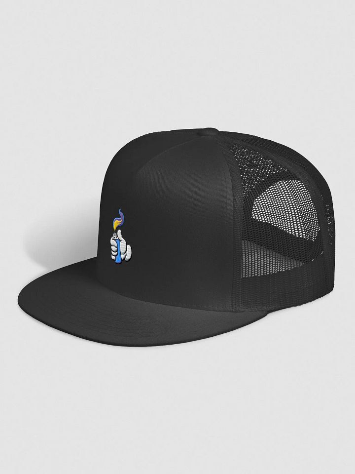 BLUE FLAME TRUCKER HAT product image (2)