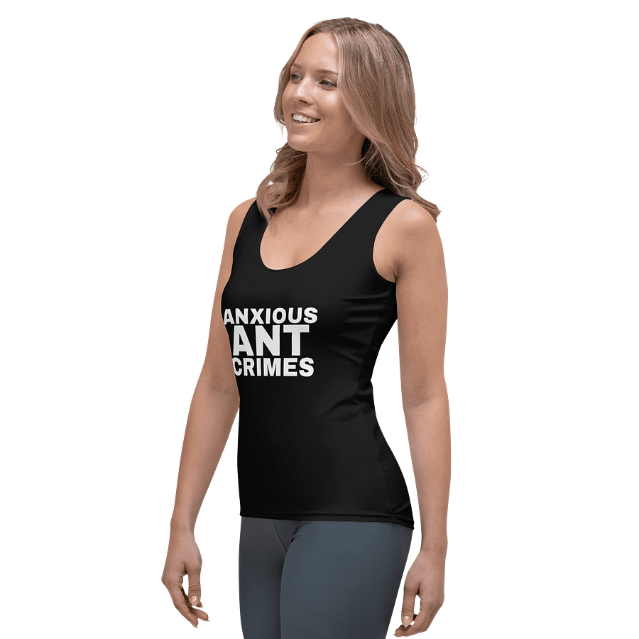 Anxious Ant Crimes - Classic Logo Tank ( White Text ) product image (2)