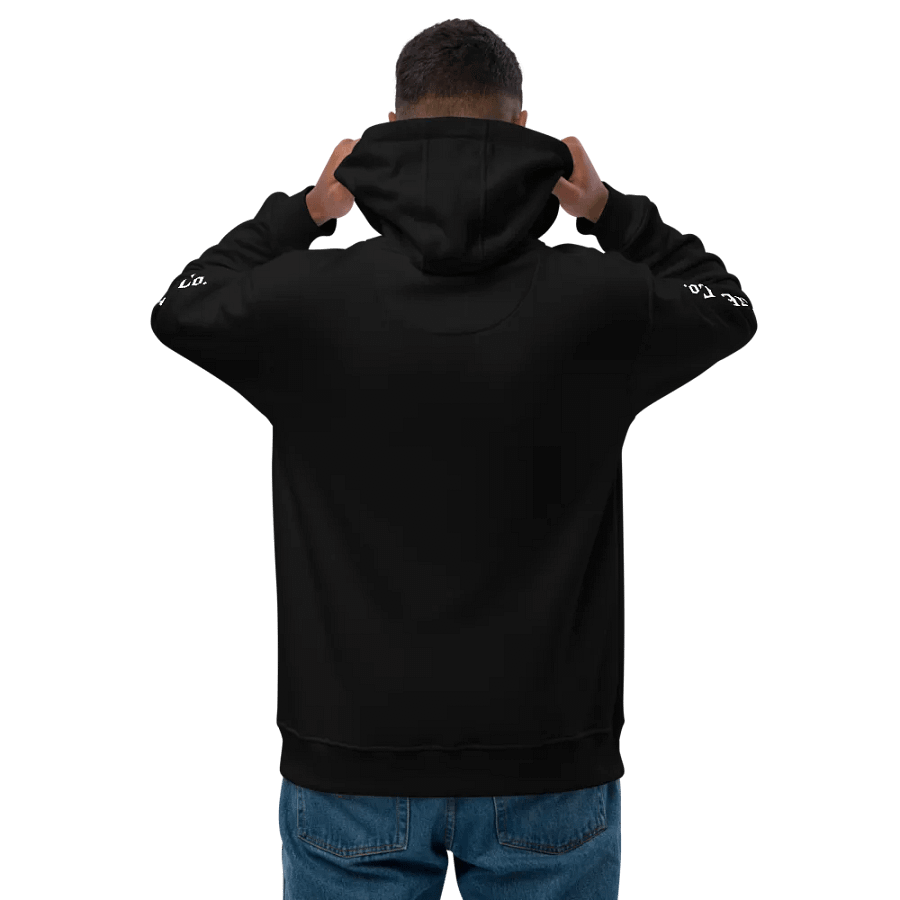 Courage & Co. Black Hoodie w/White Text product image (9)