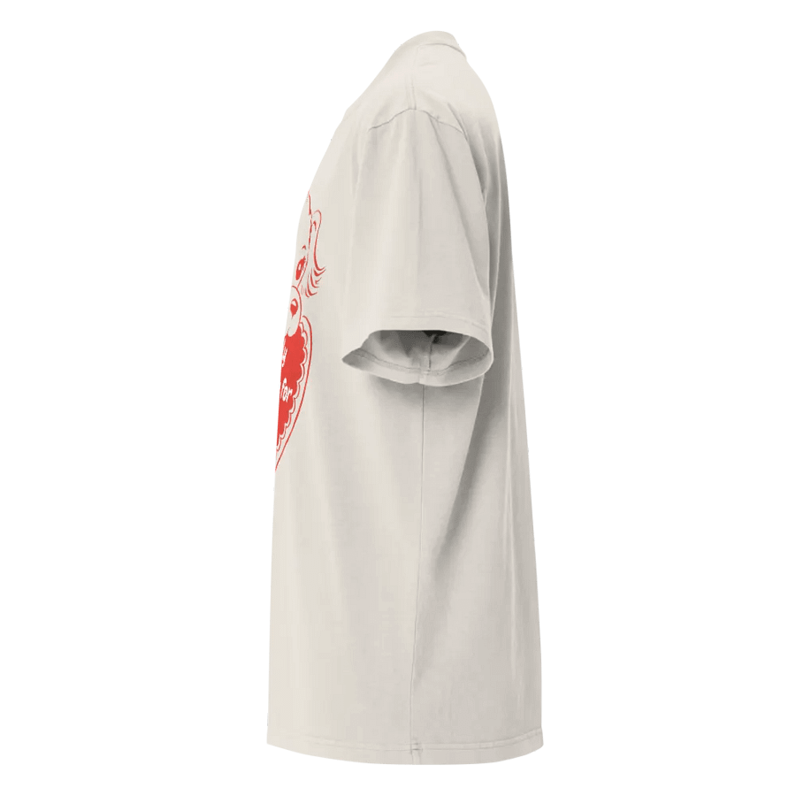 I Only Bottom for Love Oversized Faded T-Shirt product image (5)