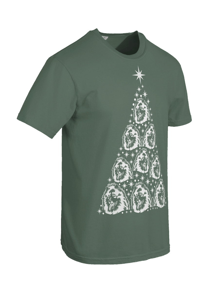 Keeshond Christmas Tree T-Shirt product image (28)
