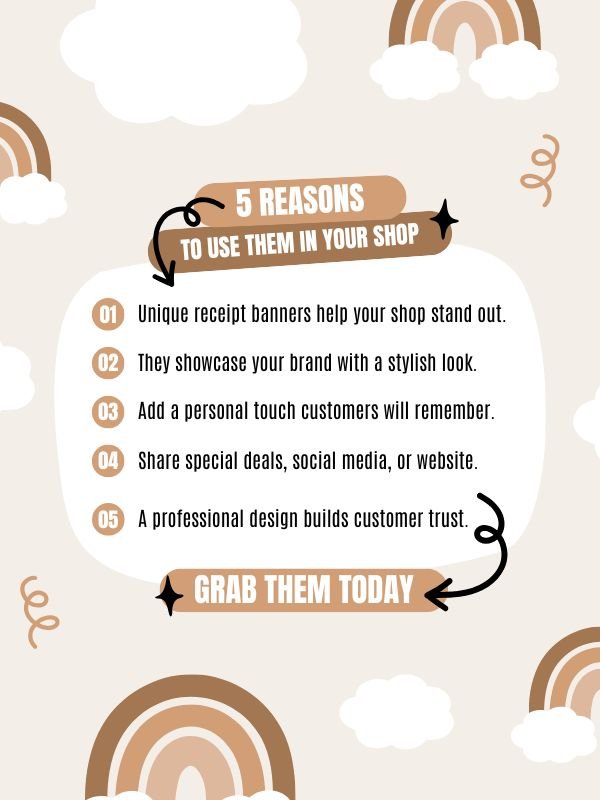 MRR/PLR Etsy Order Receipt Banner Template product image (6)