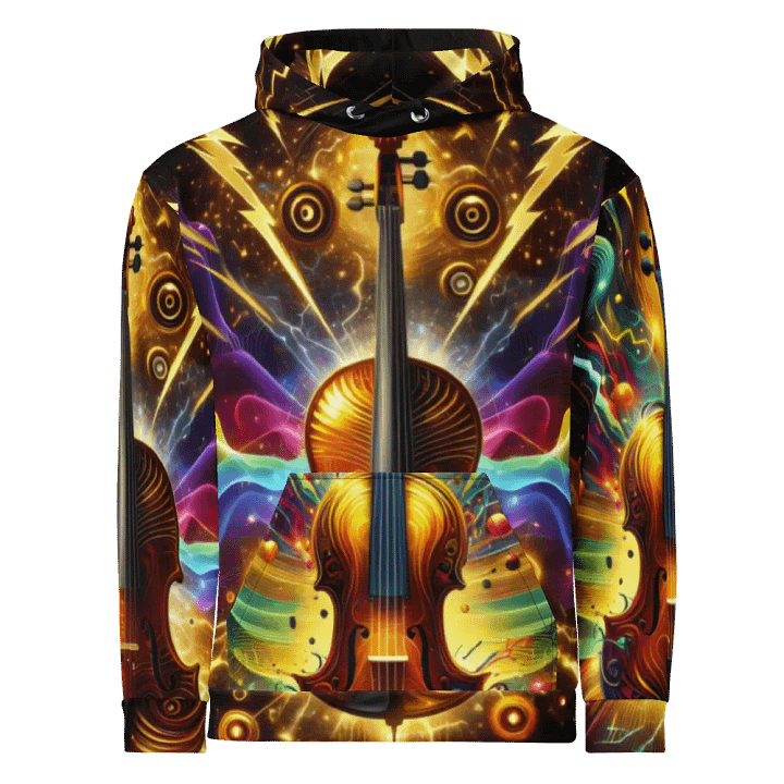 Cello Musical Instrument - All-Over Unisex Hoodie #4 product image (1)