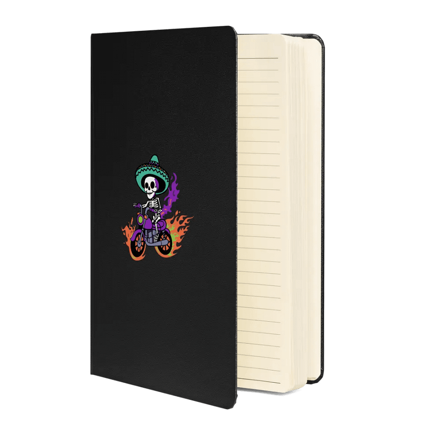 Bone to be Wild Colorful Hardcover Bound Lined Notebook product image (3)