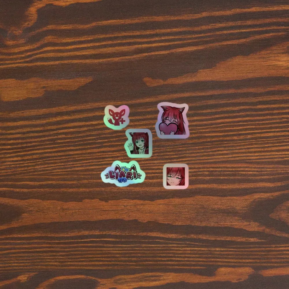 Mixed Emote Holographic Sticker Set product image (5)