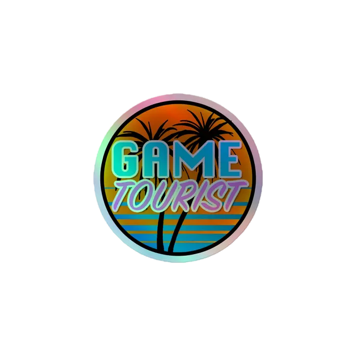 Game Tourist Holographic Sticker product image (1)