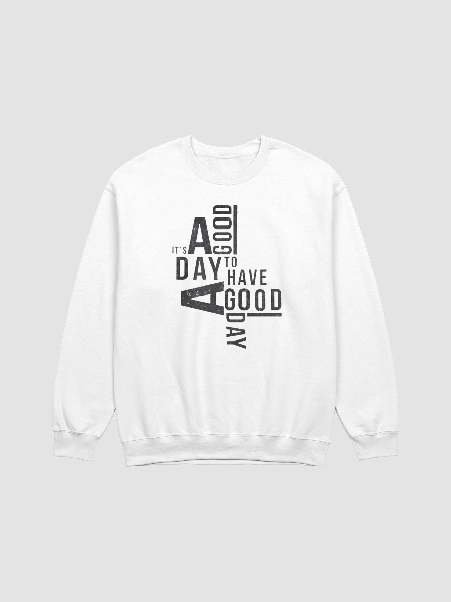 Good Day Typographic Crewneck Sweatshirt product image (1)