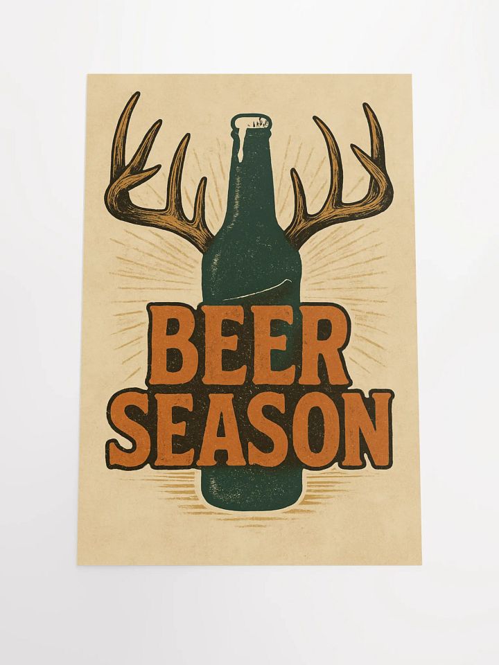 Beer Season Vintage Poster – Funny Outdoor Wall Art product image (2)