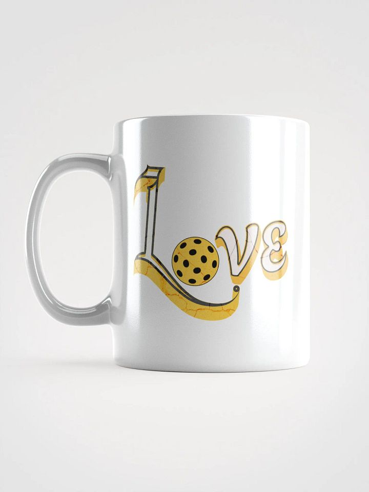 Love Pickleball Glossy White Mug product image (1)