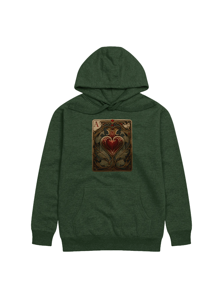Ace of Hearts Ornate Premium Hoodie product image (1)